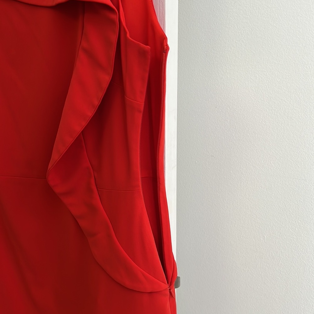 Dalia Orange Ruffled Dress - Picture 8 of 11